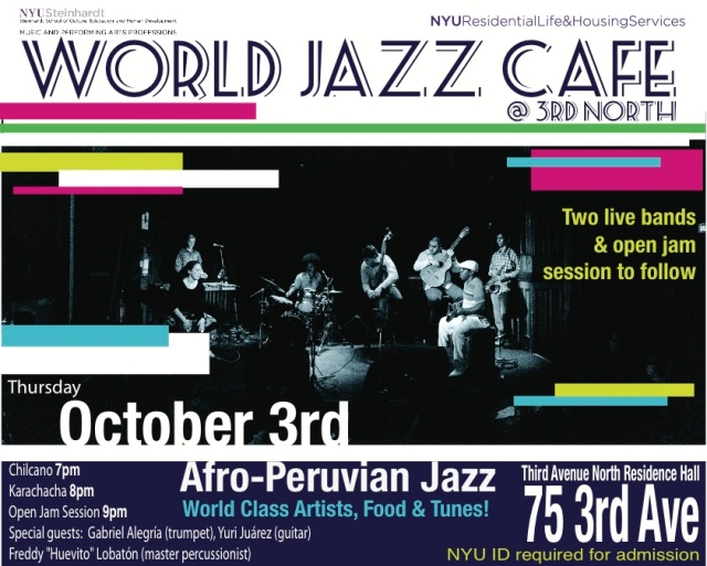 World Jazz Cafe Flyer 10-3